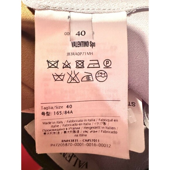 Valentino Garavani Silk Skirt Italy Lilac Mini Skirt NWT - Picture 14 of 16